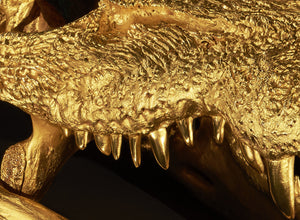 CROCODILE SKULL SCULPTURE Shop & Give Back to the World Wildlife Fund. - [Epicurus Life]